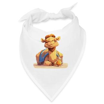 Camel Kamele Kamel - Bandana - Weiß - Vorne