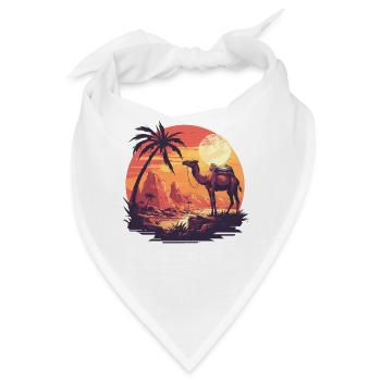 Camel Kamele Kamel - Bandana - Weiß - Vorne