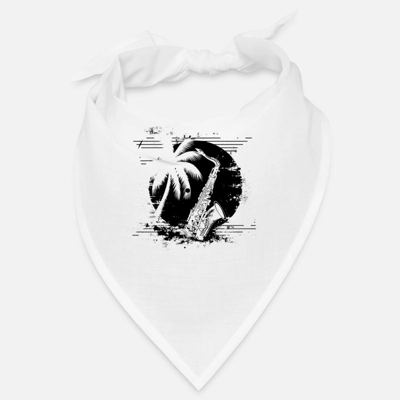 Saxophon Skizze Bandana