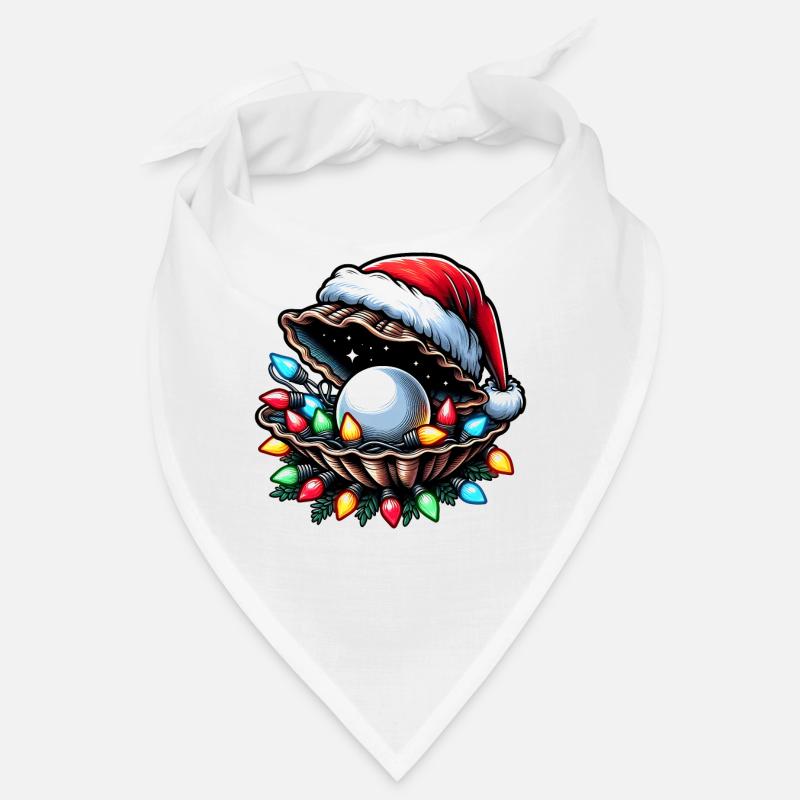 Seashell Seashell Beach Christmas Hat Xmas Bandana