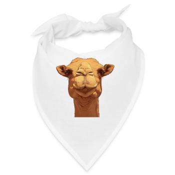 Camel Kamele Kamel - Bandana - Weiß - Vorne