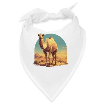 Camel Kamele Kamel - Bandana - Weiß - Vorne