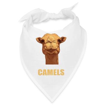 Camel Kamele Kamel - Bandana - Weiß - Vorne