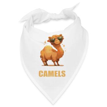 Camel Kamele Kamel - Bandana - Weiß - Vorne