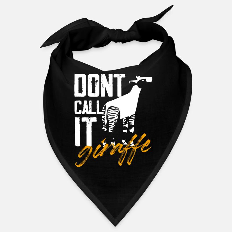 dont call it giraffe Design for a okapi lover Bandana