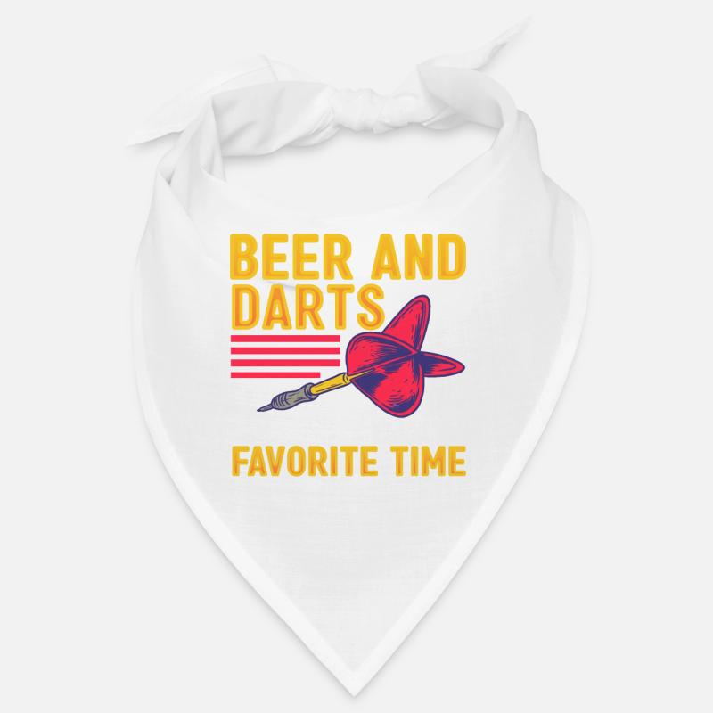 Bière et fléchettes Mon temps préféré Fléchettes Bandana