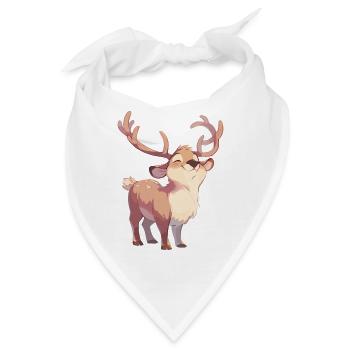 Caribou Karibus Karibu - Bandana - Weiß - Vorne