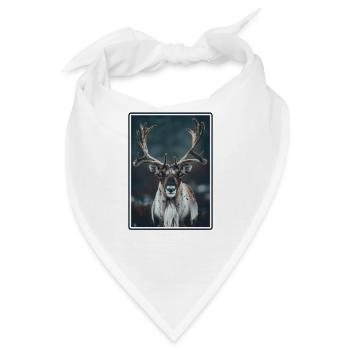 Caribou Karibus Karibu - Bandana - Weiß - Vorne
