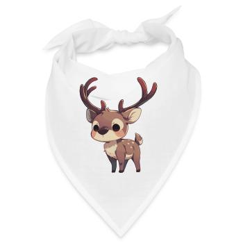 Caribou Karibus Karibu - Bandana - Weiß - Vorne