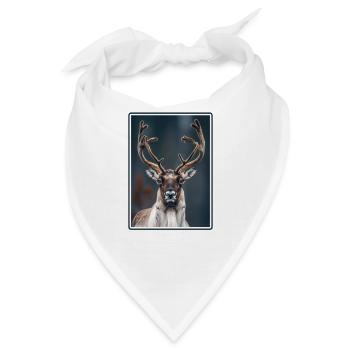 Caribou Karibus Karibu - Bandana - Weiß - Vorne