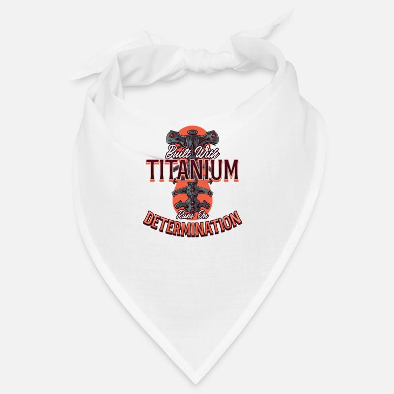Chirurgie du dos Construit Titanium Runs Détermination Bandana