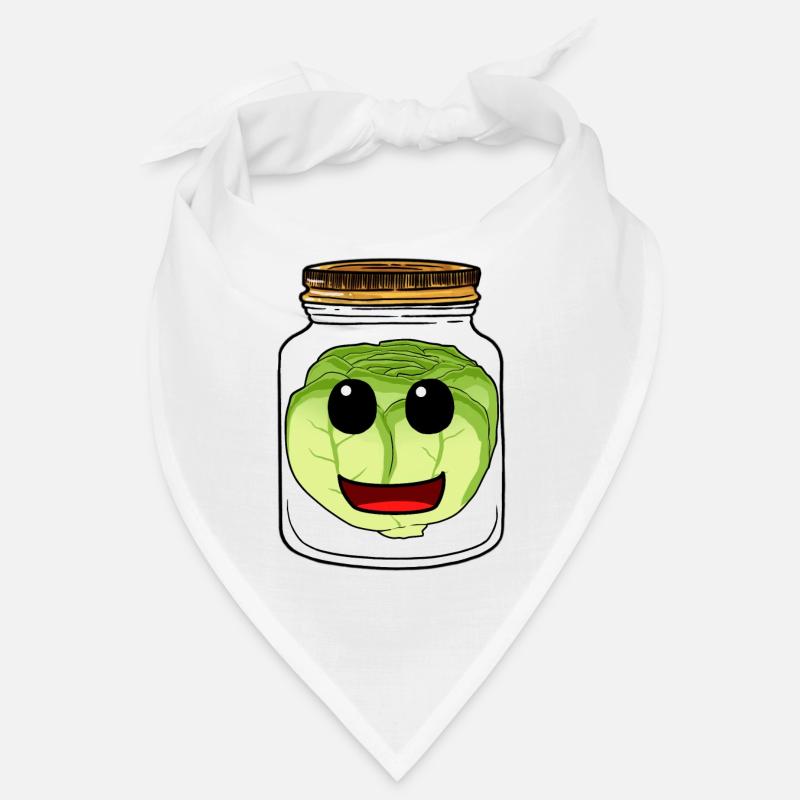 Cabbage Cabbage Mason Jar Cook Chefs Kitchen Bandana