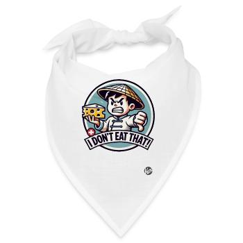 Kleiner Junge mit Käse, das esse ich nicht! - Bandana - Weiß - Vorne