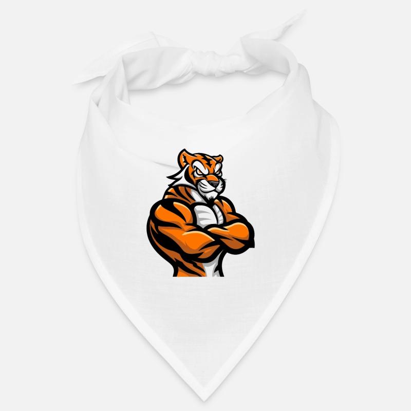 Tiger Comic - Bandana - Weiß