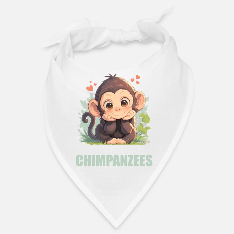 Chimpanzee Schimpansen Schimpanse Bandana