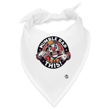 Mumble Rap Clown - Bandana - Weiß - Vorne