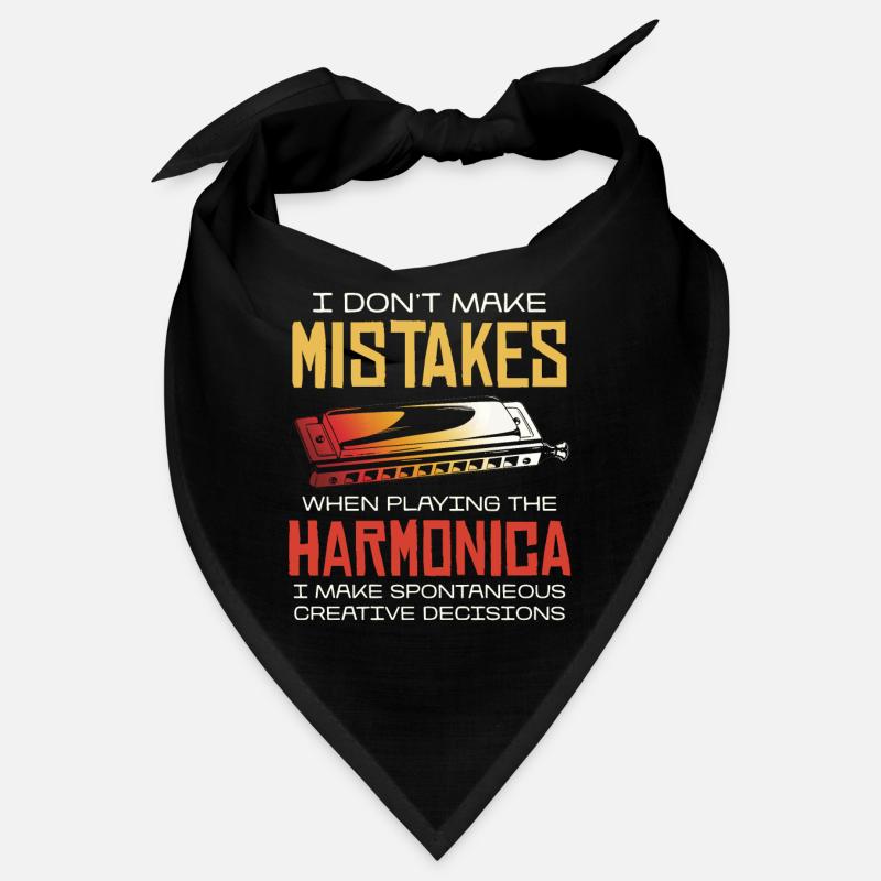 Je ne fais pas d’erreurs quand je joue de l’harmonica Bandana