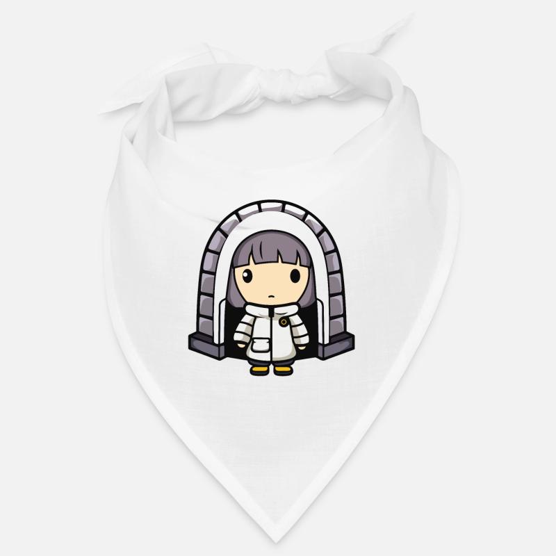 Winter Eskimo Igloo Comic Bandana