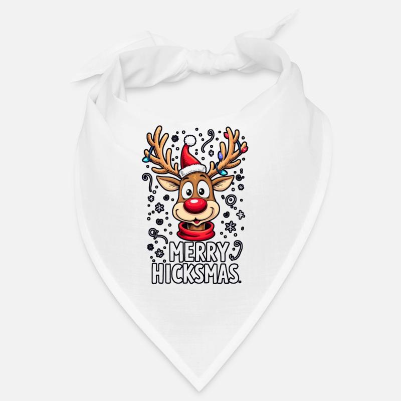 Christmas Reindeer Rudolph Bandana