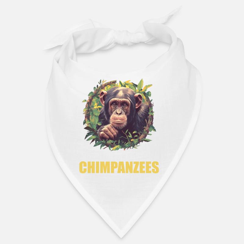 Chimpanzé Schimpansen Schimpanse Bandana
