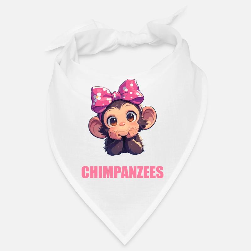 Chimpanzé Schimpansen Schimpanse Bandana