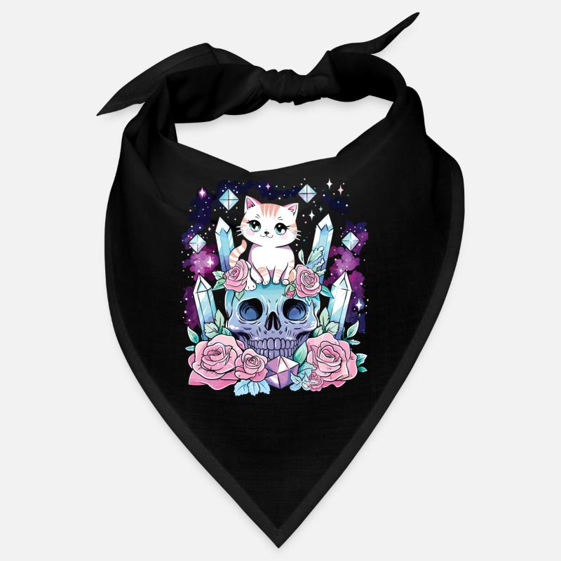 Kawaii Chat Pastel Goth Mignon Anime Bandana