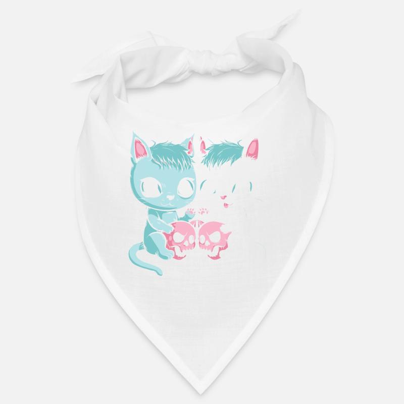 Kawaii Cat Pastel Goth Teuflisch Bandana