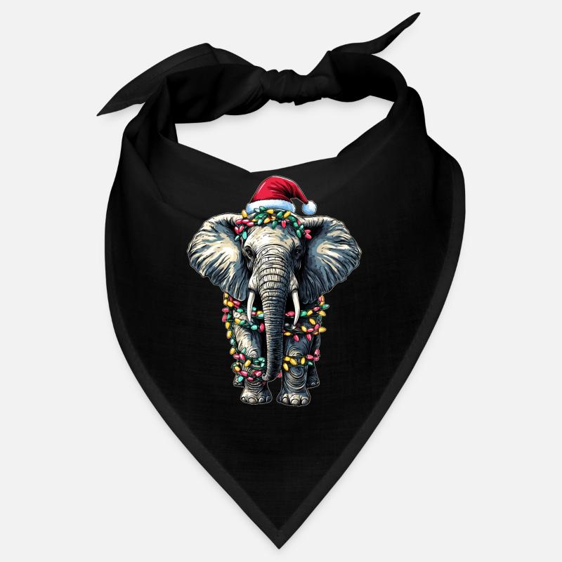 Chapeau de Noël éléphant Noël Bandana