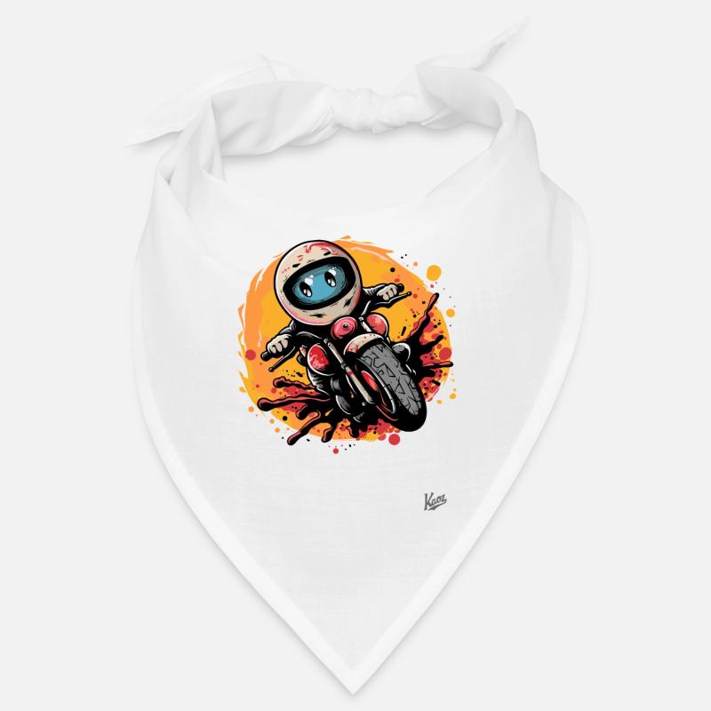 Cute motorcycle comic Bandana