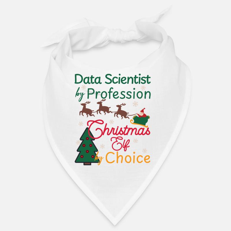 Data Scientist Christmas Xmas Elf Bandana