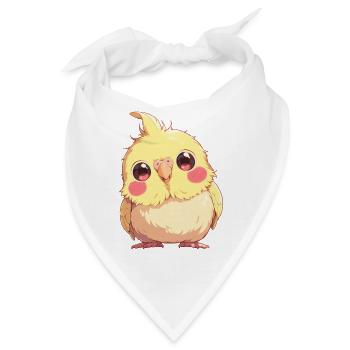 Cockatiel Nymphensittiche Nymphensittich - Bandana - Weiß - Vorne