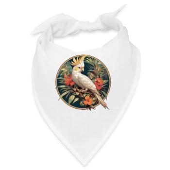 Cockatiel Nymphensittiche Nymphensittich - Bandana - Weiß - Vorne
