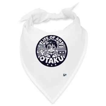 Das Leben eines Otaku - Bandana - Weiß - Vorne