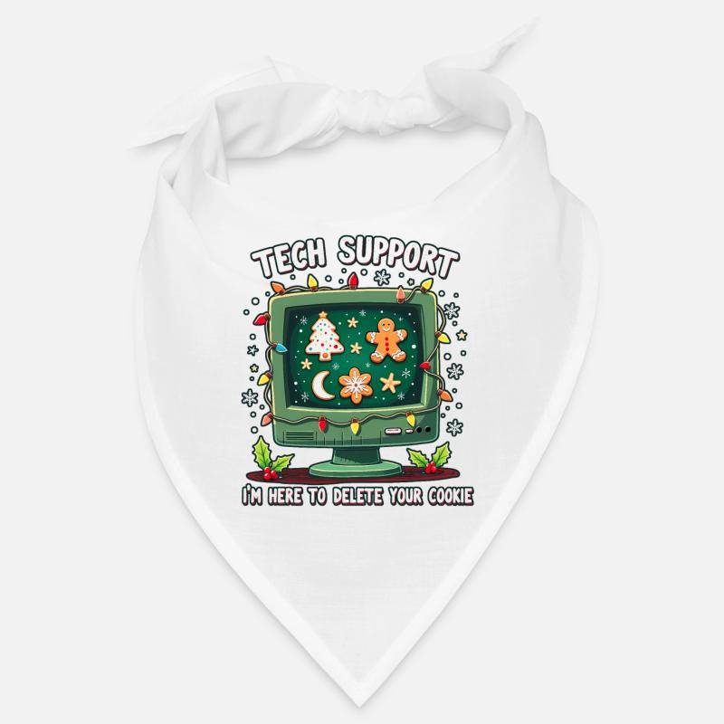 Techie Christmas – Delete Your Cookies Fun Bandana