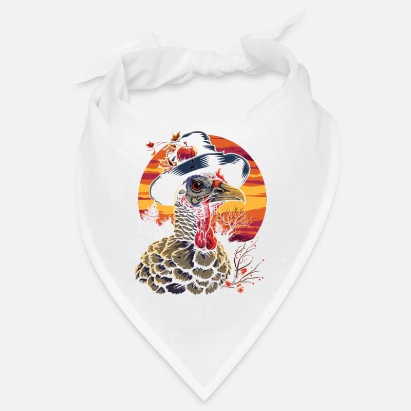 Grateful Gobble Wobble Thanksgiving Bandana