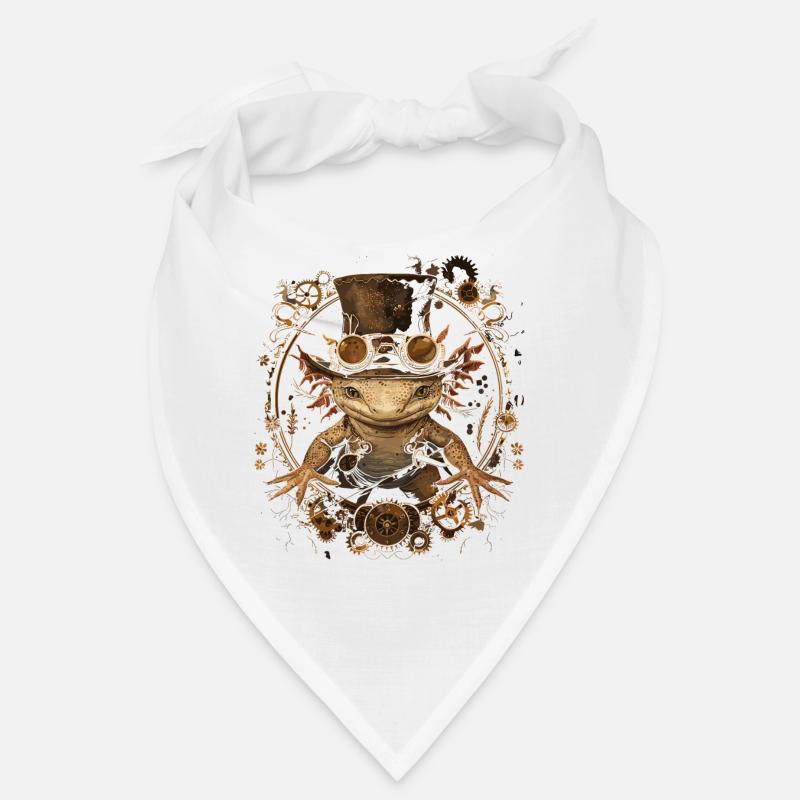 Steampunk Axolotl Bandana