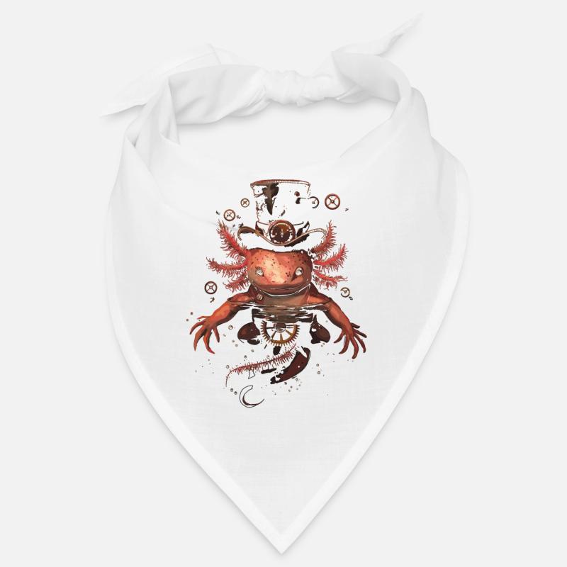 Steampunk Axolotl Bandana