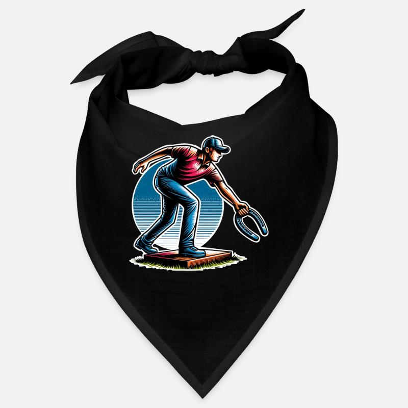 Horseshoe Throwing Horseshoe Pitching Bandana