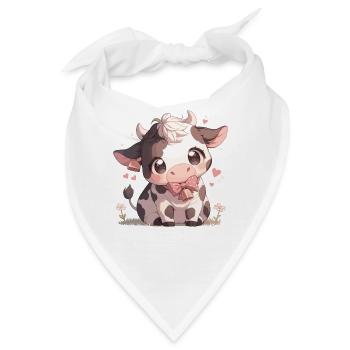 Kühe Kuh - Bandana - Weiß - Vorne
