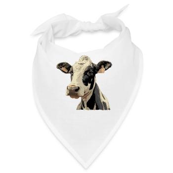 Kühe Kuh - Bandana - Weiß - Vorne