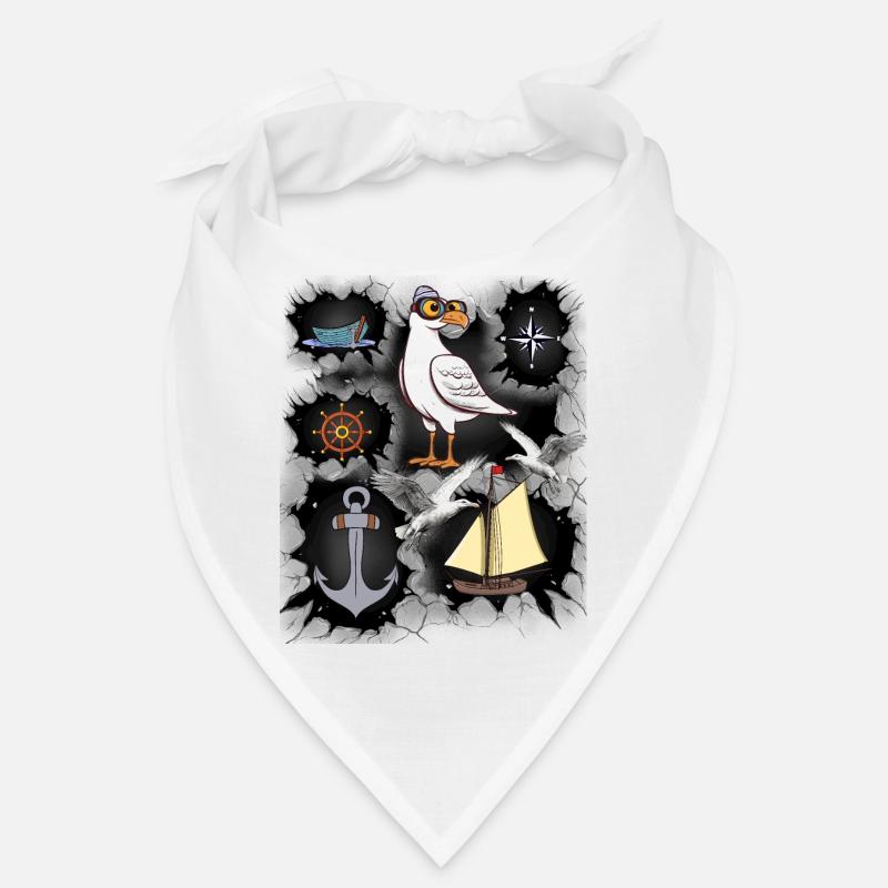 maritime sailor seagull anchor ship boat ahoy Bandana