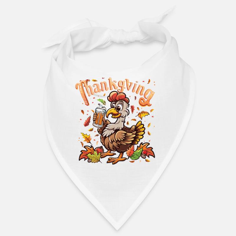 Grateful Gobble Wobble Thanksgiving Bandana