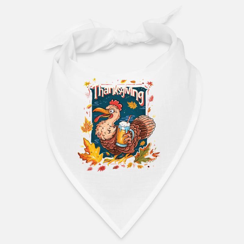 Grateful Gobble Wobble Thanksgiving Bandana