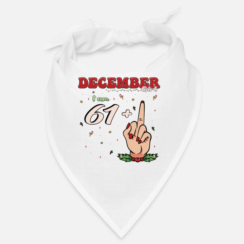 Dezember Mädchen 61 + Mittelfinger | Heftiger 62. Platz Bandana