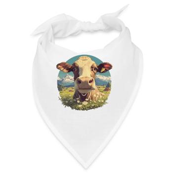 Kühe Kuh - Bandana - Weiß - Vorne