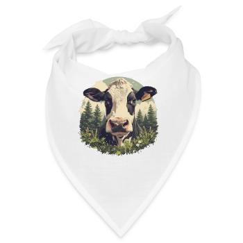Kühe Kuh - Bandana - Weiß - Vorne