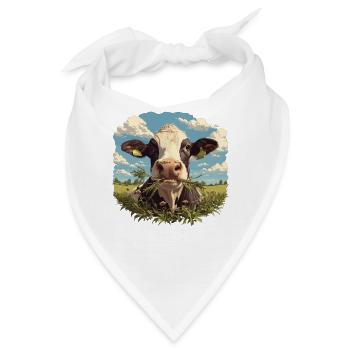 Kühe Kuh - Bandana - Weiß - Vorne