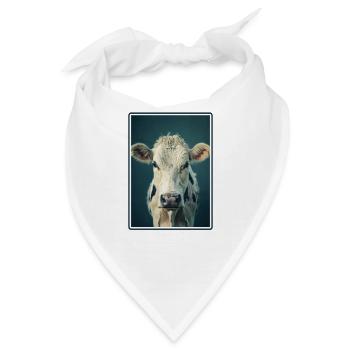 Kühe Kuh - Bandana - Weiß - Vorne
