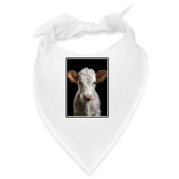 Kühe Kuh - Bandana - Weiß - Vorne