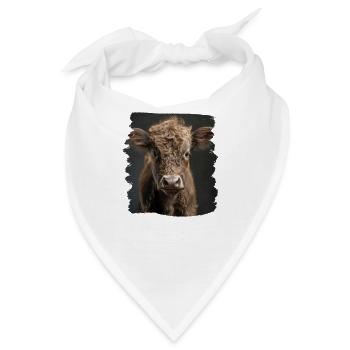 Kühe Kuh - Bandana - Weiß - Vorne